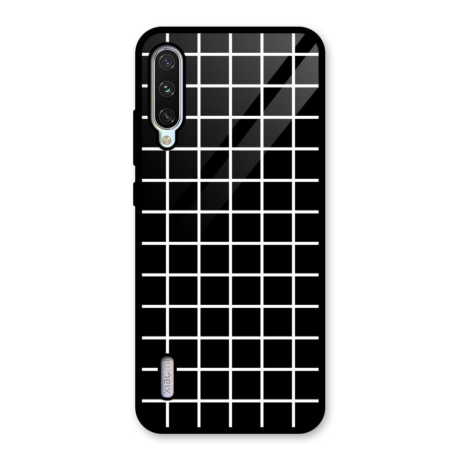 Square Puzzle Glass Back Case for Mi A3