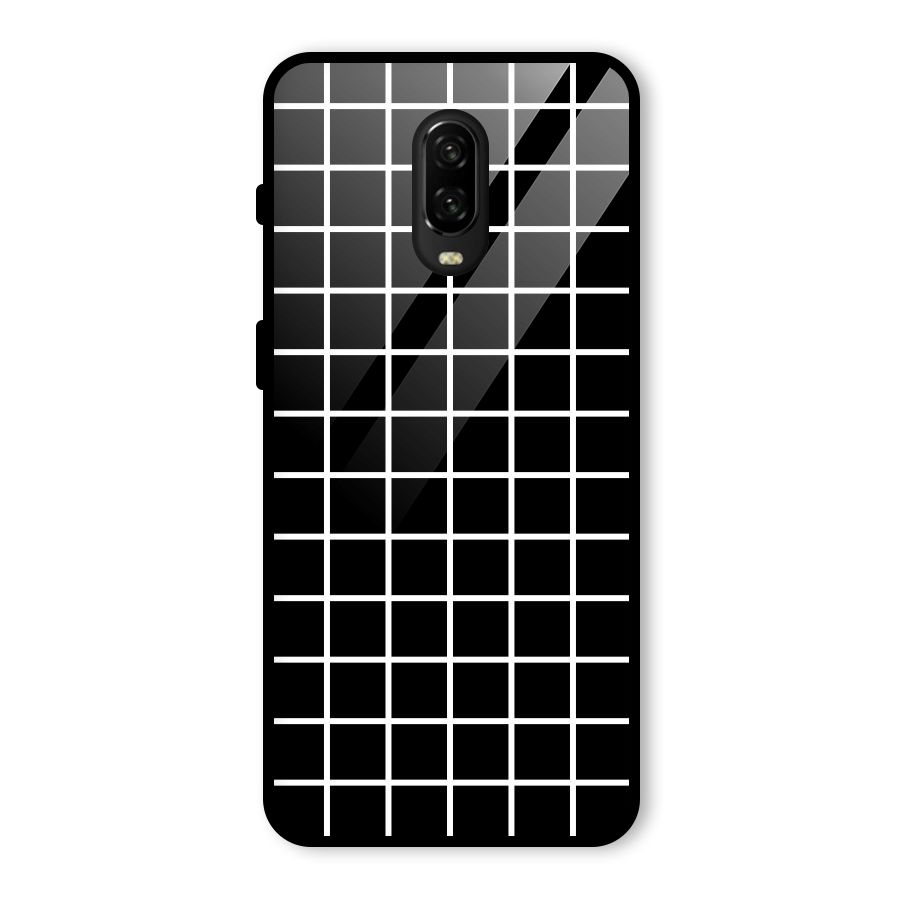Square Puzzle Glass Back Case for OnePlus 6T