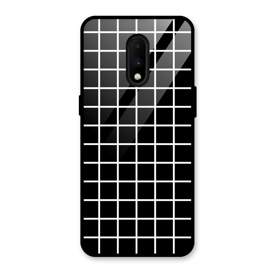Square Puzzle Glass Back Case for OnePlus 7