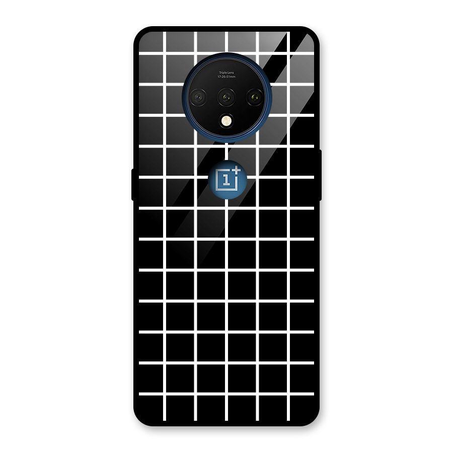 Square Puzzle Glass Back Case for OnePlus 7T