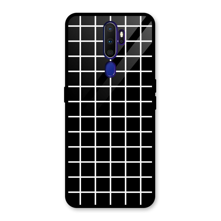 Square Puzzle Glass Back Case for Oppo A9 (2020)
