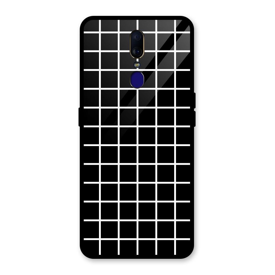 Square Puzzle Glass Back Case for Oppo F11