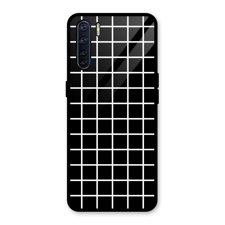 Square Puzzle Glass Back Case for Oppo F15