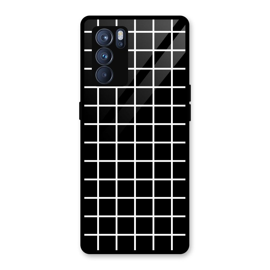 Square Puzzle Glass Back Case for Oppo Reno6 Pro 5G