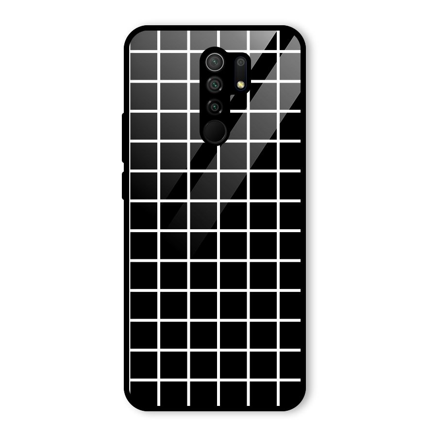 Square Puzzle Glass Back Case for Poco M2