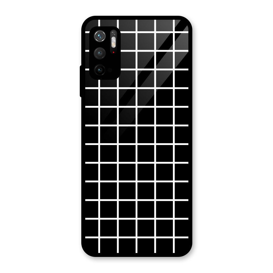 Square Puzzle Glass Back Case for Poco M3 Pro 5G