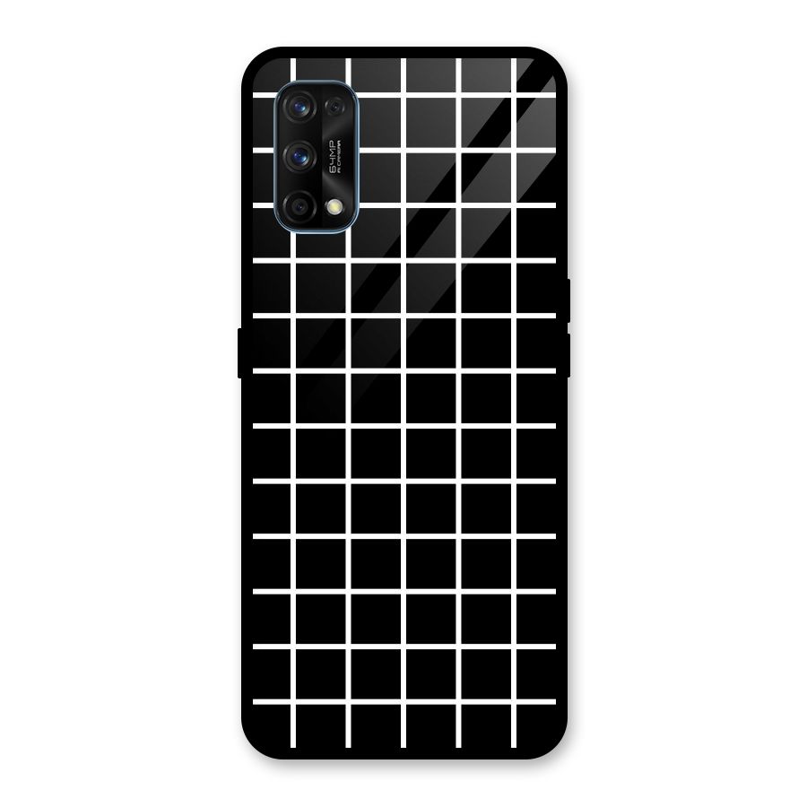 Square Puzzle Glass Back Case for Realme 7 Pro