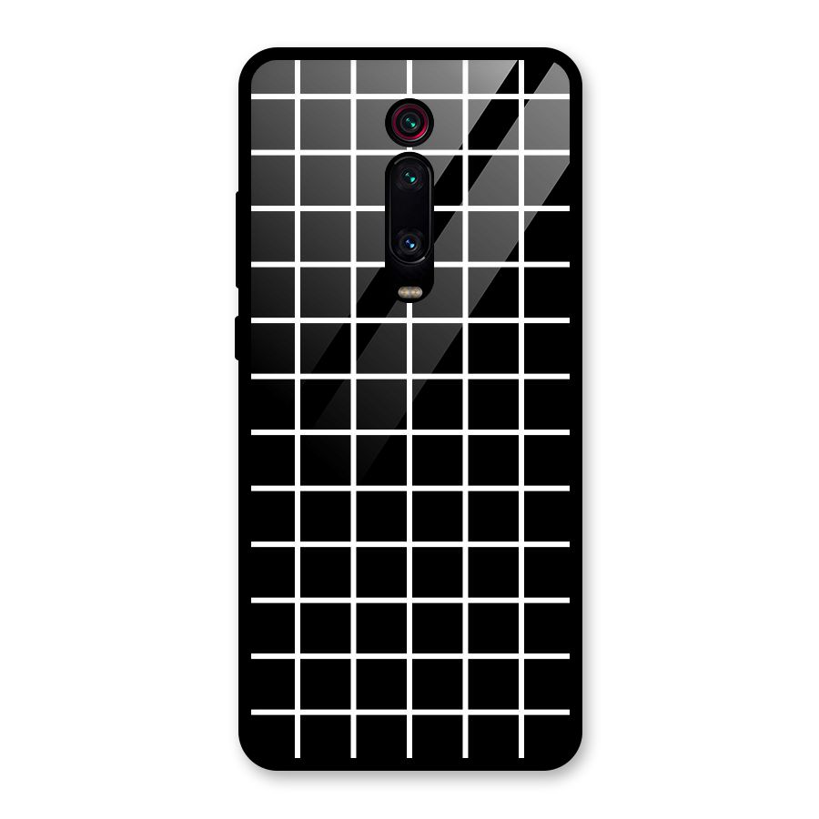 Square Puzzle Glass Back Case for Redmi K20