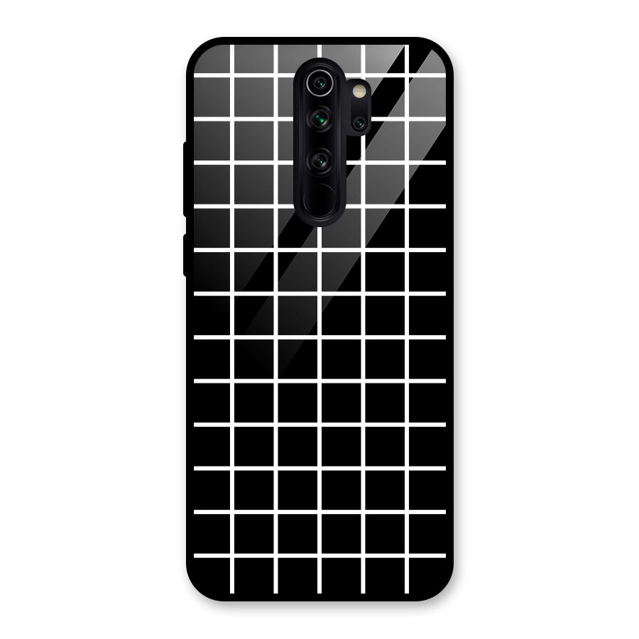 Square Puzzle Glass Back Case for Redmi Note 8 Pro