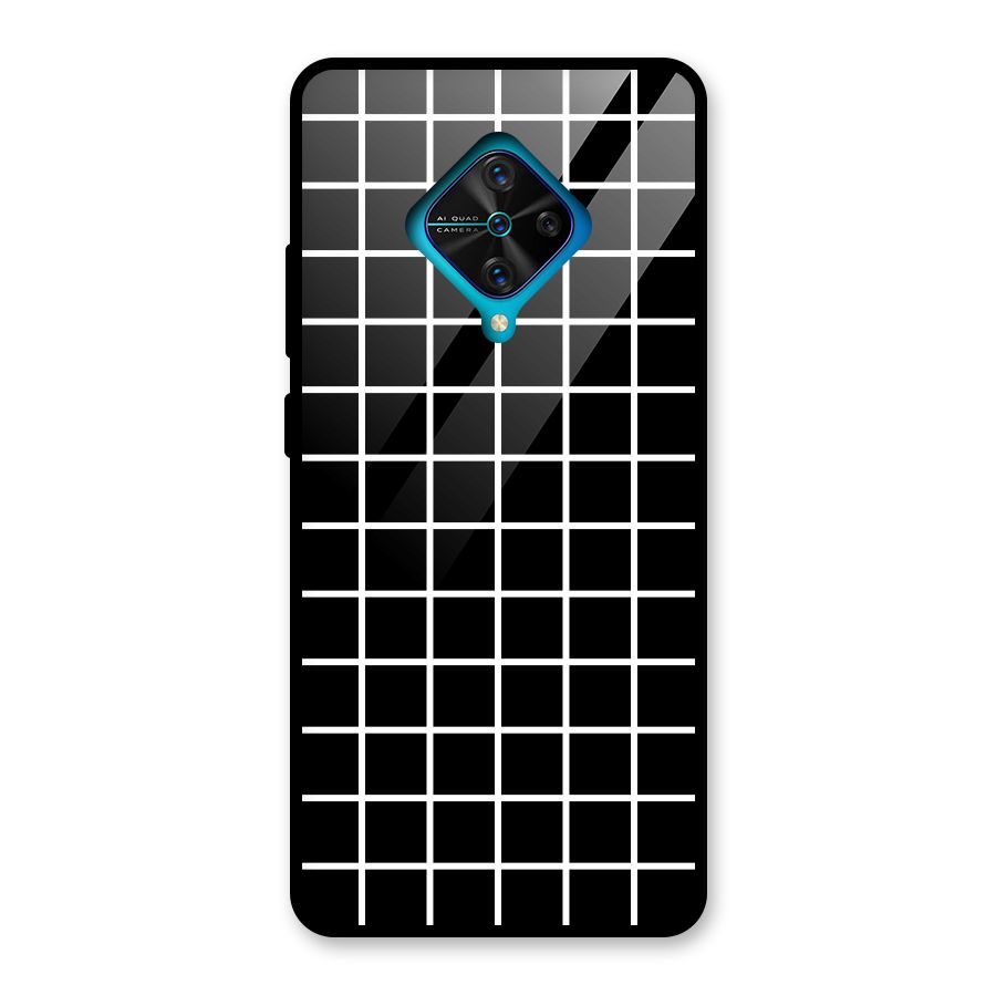 Square Puzzle Glass Back Case for Vivo S1 Pro