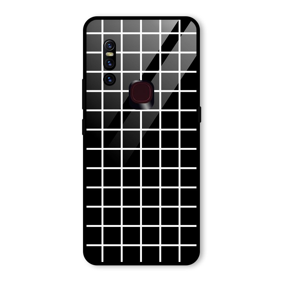 Square Puzzle Glass Back Case for Vivo V15