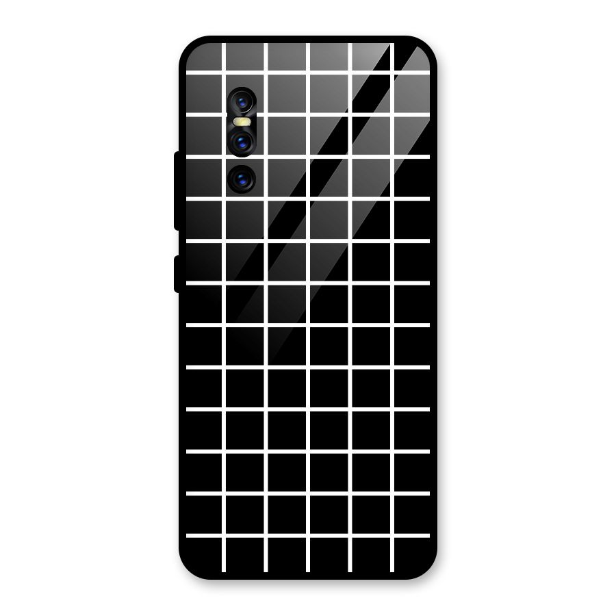 Square Puzzle Glass Back Case for Vivo V15 Pro