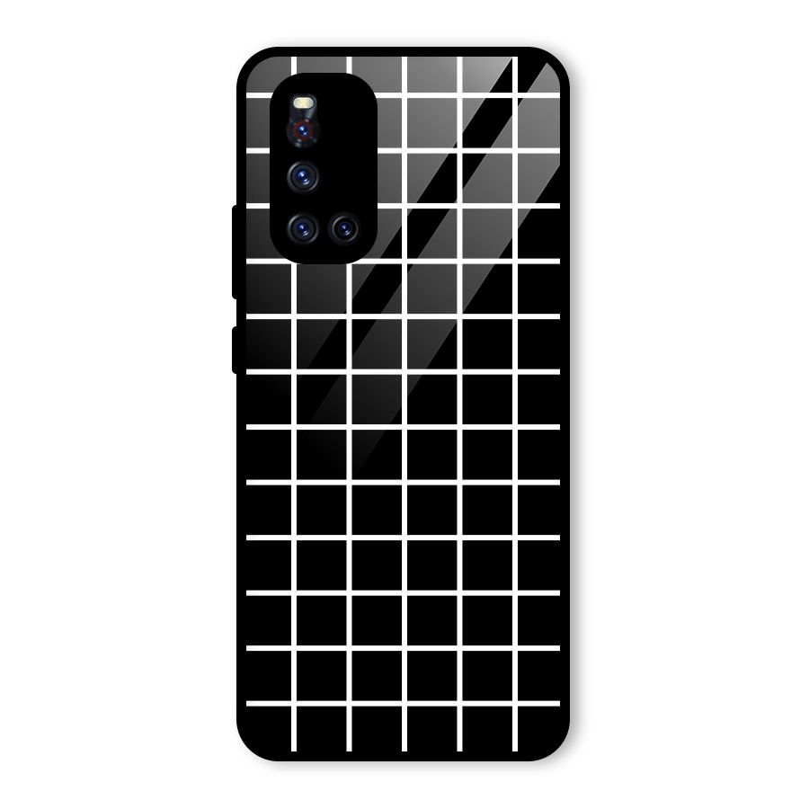 Square Puzzle Glass Back Case for Vivo V19