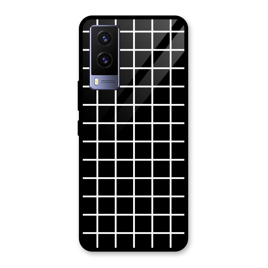 Square Puzzle Glass Back Case for Vivo V21e 5G