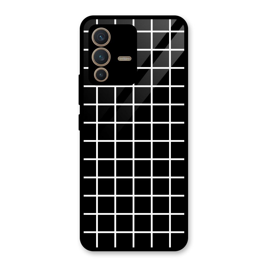 Square Puzzle Glass Back Case for Vivo V23 5G