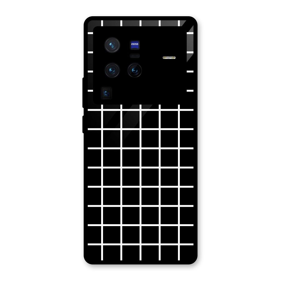 Square Puzzle Glass Back Case for Vivo X80 Pro