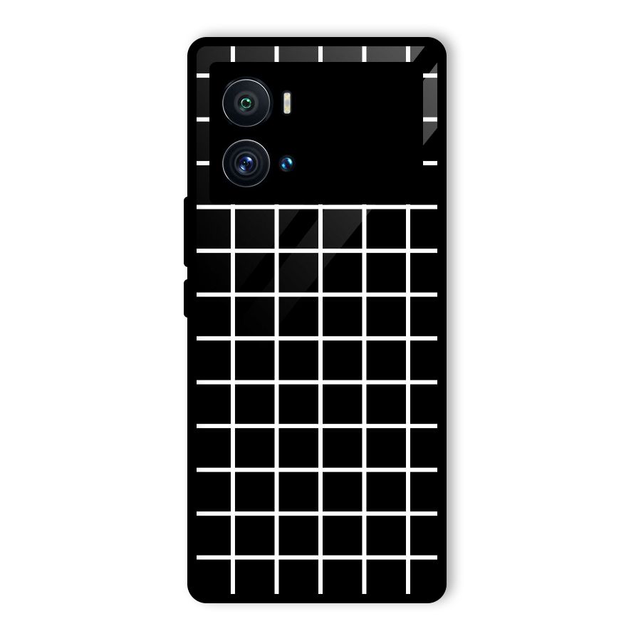 Square Puzzle Glass Back Case for Vivo iQOO 9 Pro