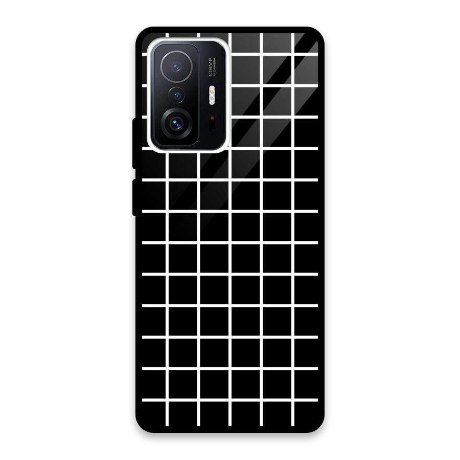 Square Puzzle Glass Back Case for Xiaomi 11T Pro