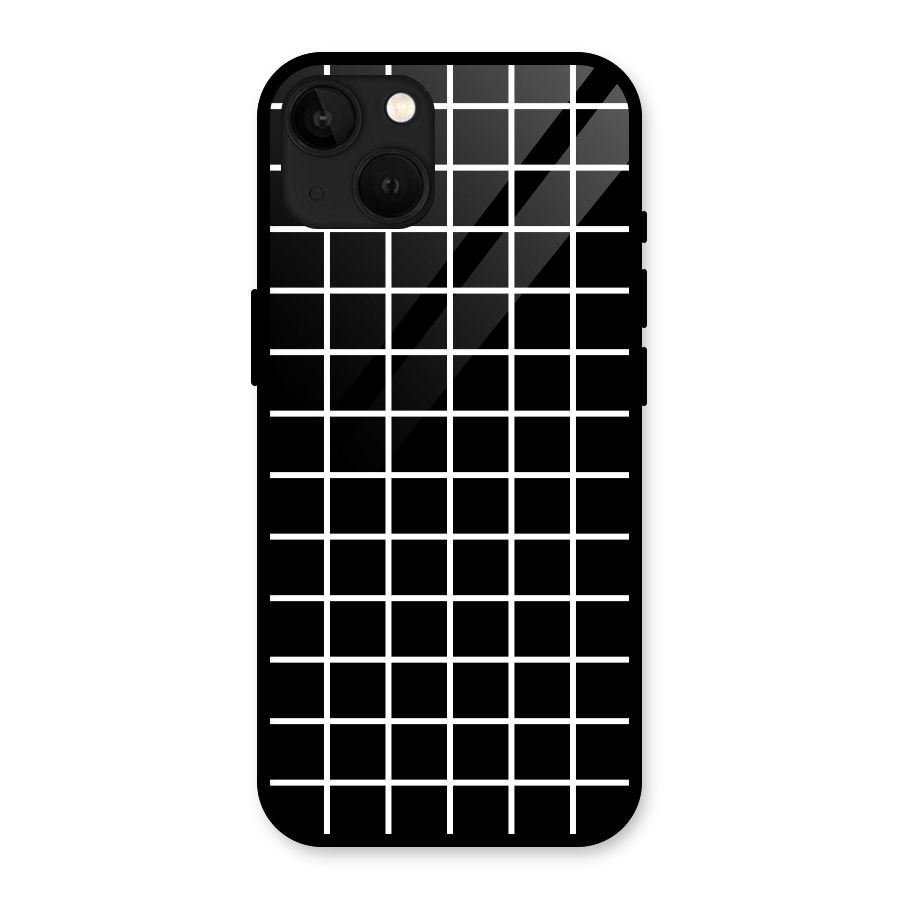 Square Puzzle Glass Back Case for iPhone 13