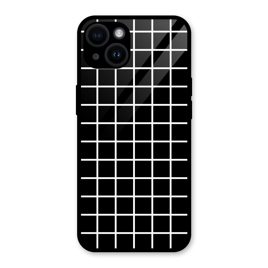 Square Puzzle Glass Back Case for iPhone 14