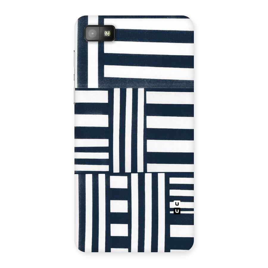 Square  Stripes Back Case for Blackberry Z10