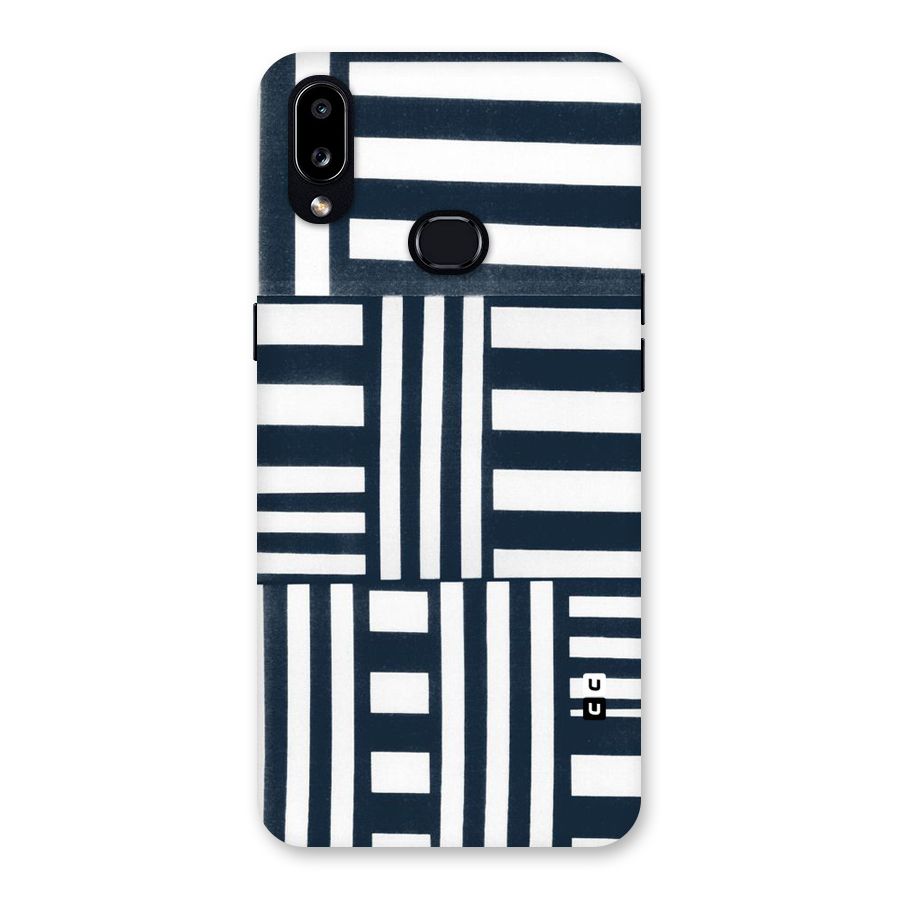 Square  Stripes Back Case for Galaxy A10s