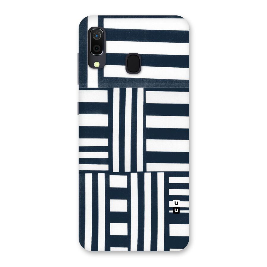 Square  Stripes Back Case for Galaxy A30