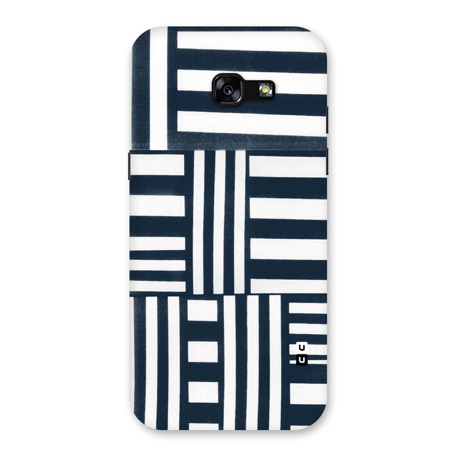 Square  Stripes Back Case for Galaxy A5 2017