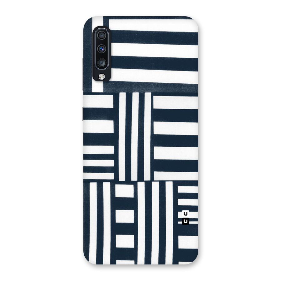 Square  Stripes Back Case for Galaxy A70