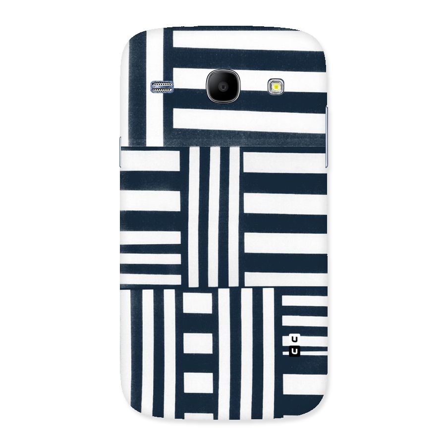 Square  Stripes Back Case for Galaxy Core