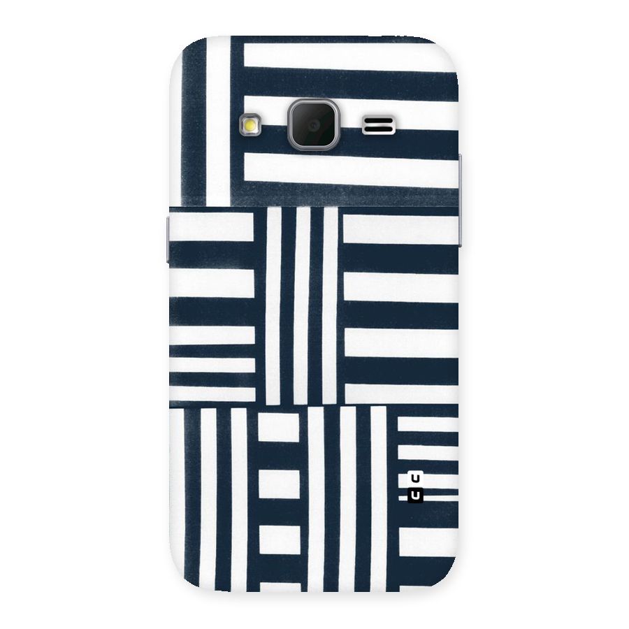 Square  Stripes Back Case for Galaxy Core Prime