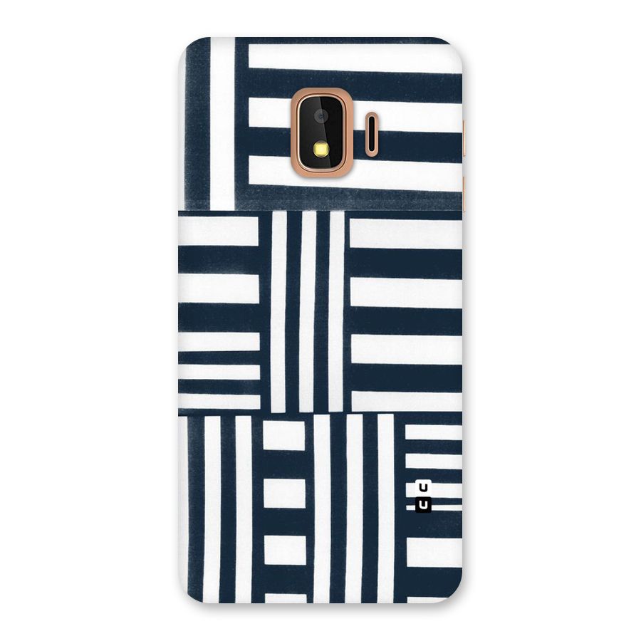Square  Stripes Back Case for Galaxy J2 Core