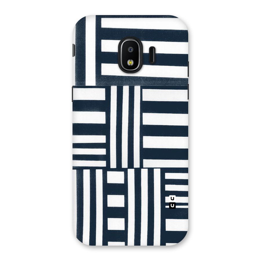 Square  Stripes Back Case for Galaxy J2 Pro 2018