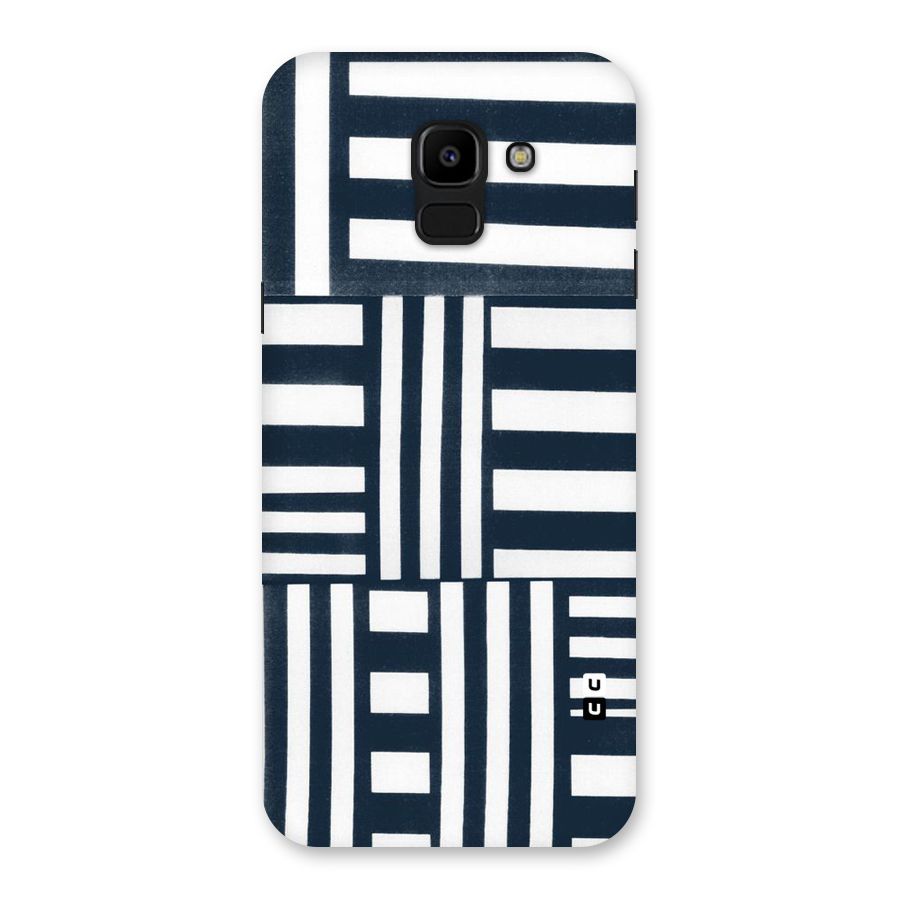 Square  Stripes Back Case for Galaxy J6