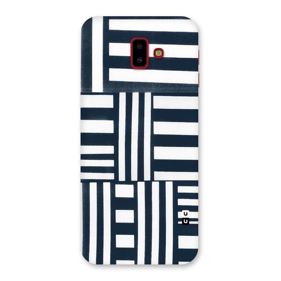 Square  Stripes Back Case for Galaxy J6 Plus