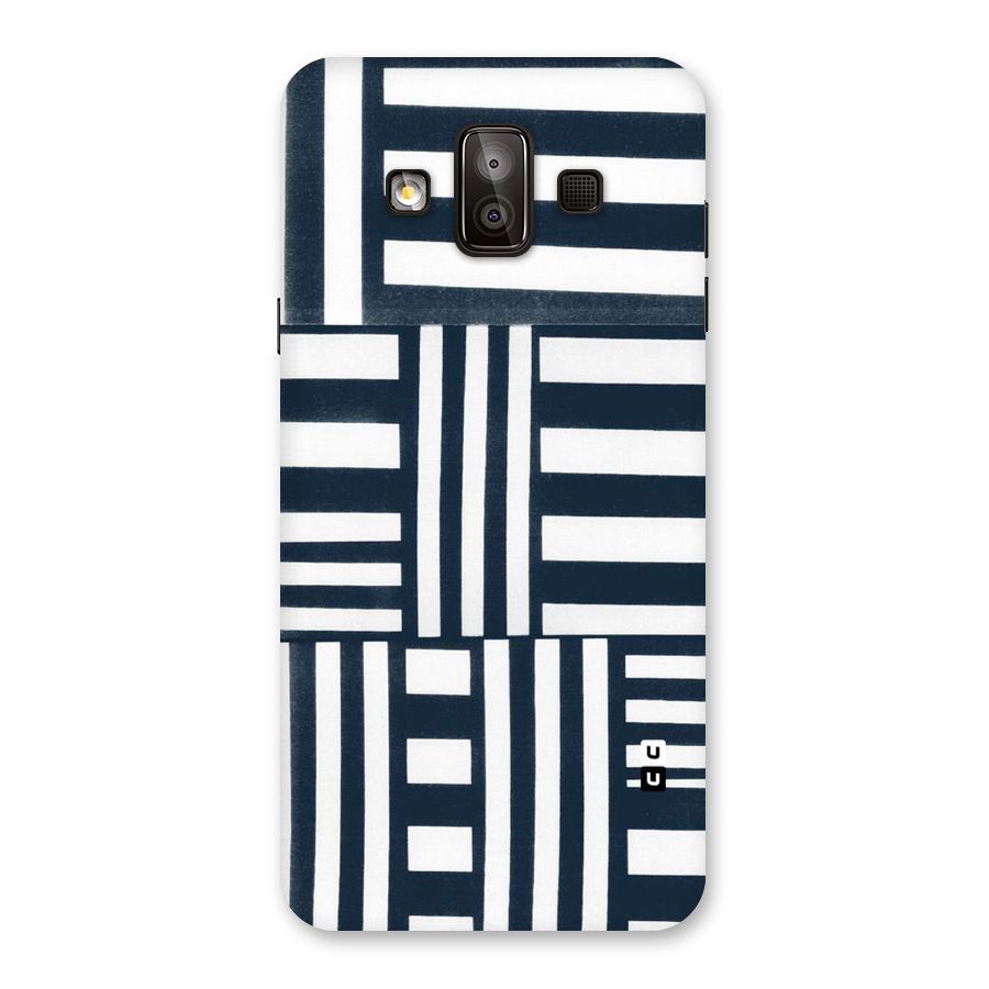 Square  Stripes Back Case for Galaxy J7 Duo