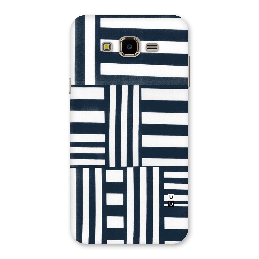 Square  Stripes Back Case for Galaxy J7 Nxt