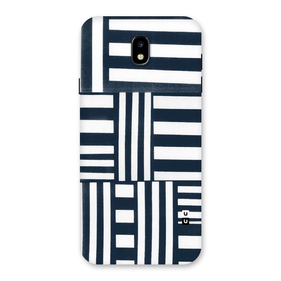 Square  Stripes Back Case for Galaxy J7 Pro