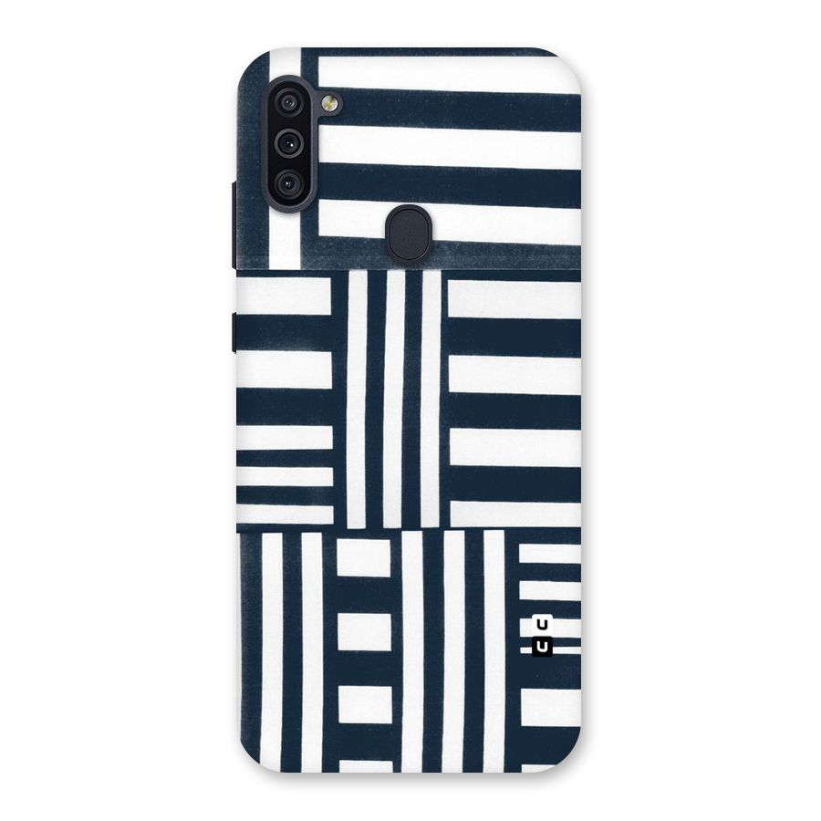 Square  Stripes Back Case for Galaxy M11