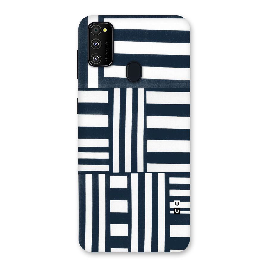 Square  Stripes Back Case for Galaxy M30s