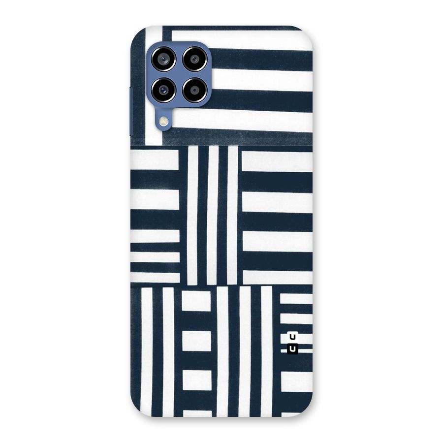 Square  Stripes Back Case for Galaxy M53 5G