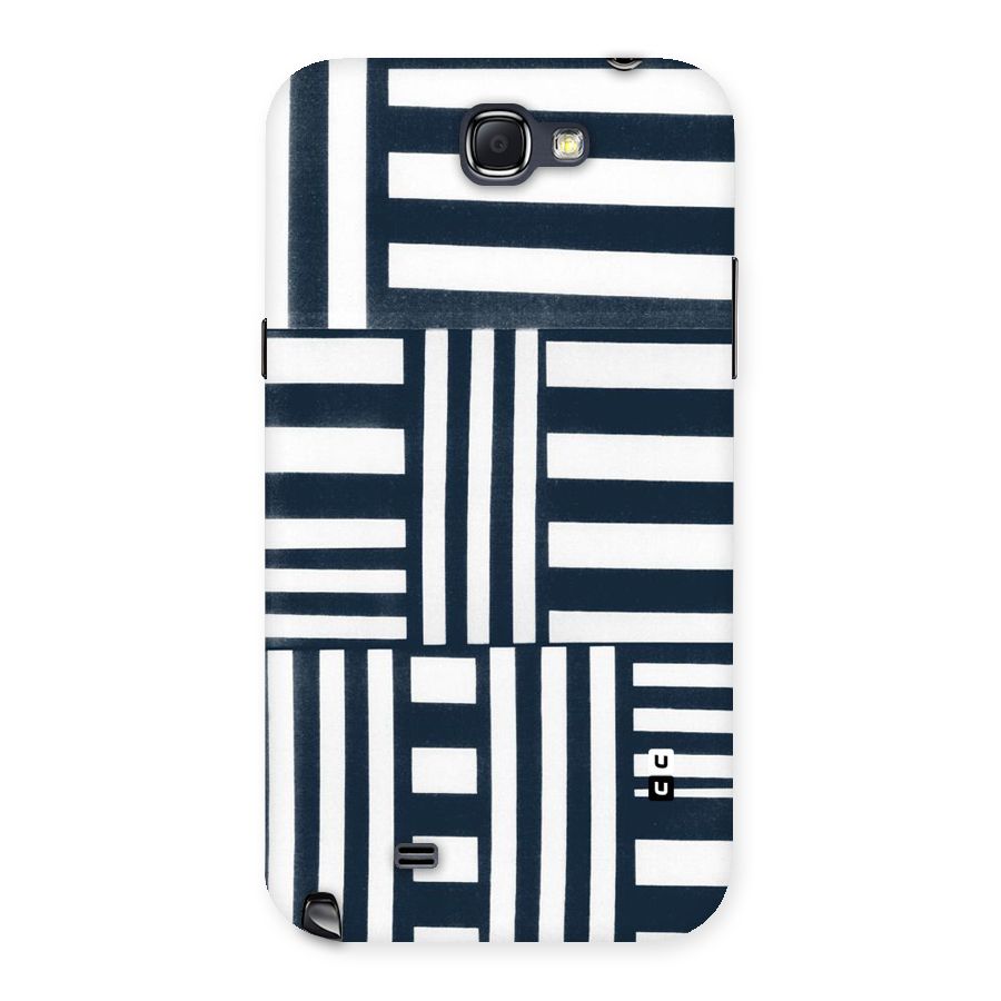 Square  Stripes Back Case for Galaxy Note 2