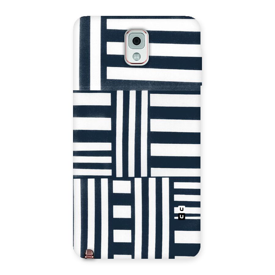 Square  Stripes Back Case for Galaxy Note 3