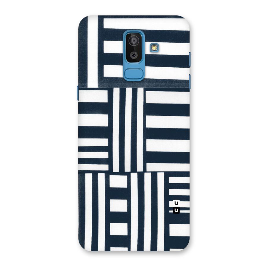 Square  Stripes Back Case for Galaxy On8 (2018)