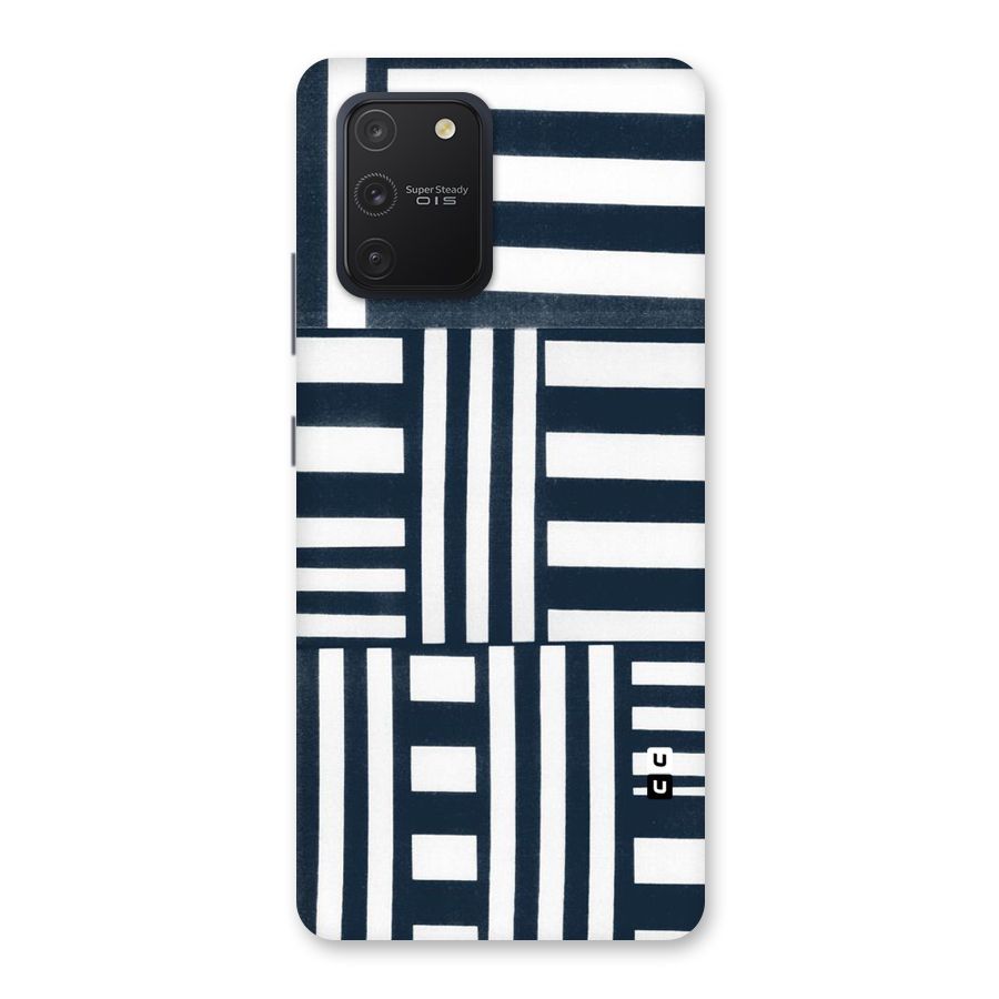 Square  Stripes Back Case for Galaxy S10 Lite