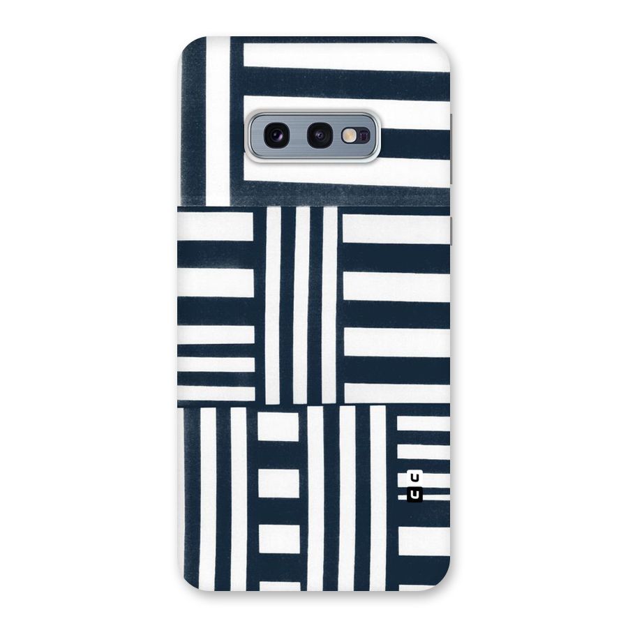Square  Stripes Back Case for Galaxy S10e