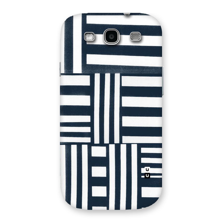Square  Stripes Back Case for Galaxy S3