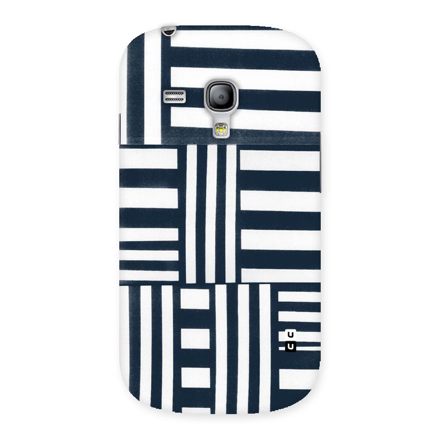 Square  Stripes Back Case for Galaxy S3 Mini