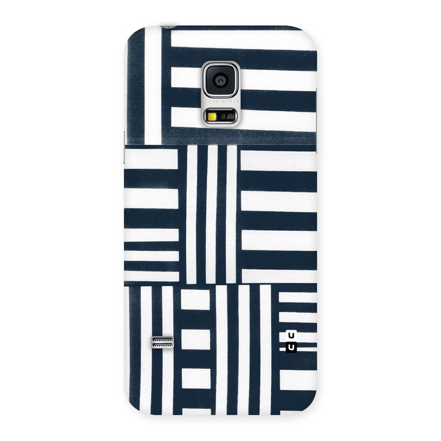Square  Stripes Back Case for Galaxy S5 Mini