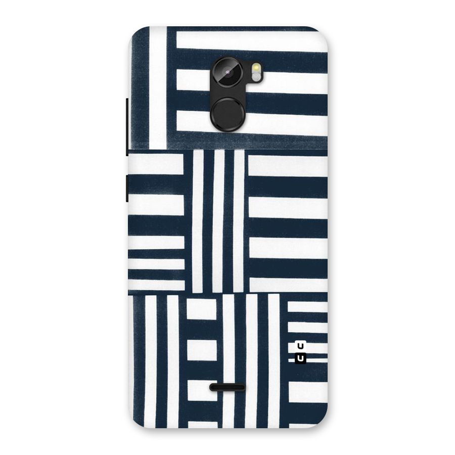 Square  Stripes Back Case for Gionee X1